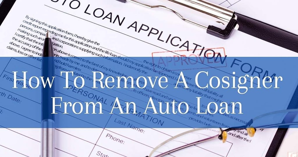 can you remove a cosigner from a car loan